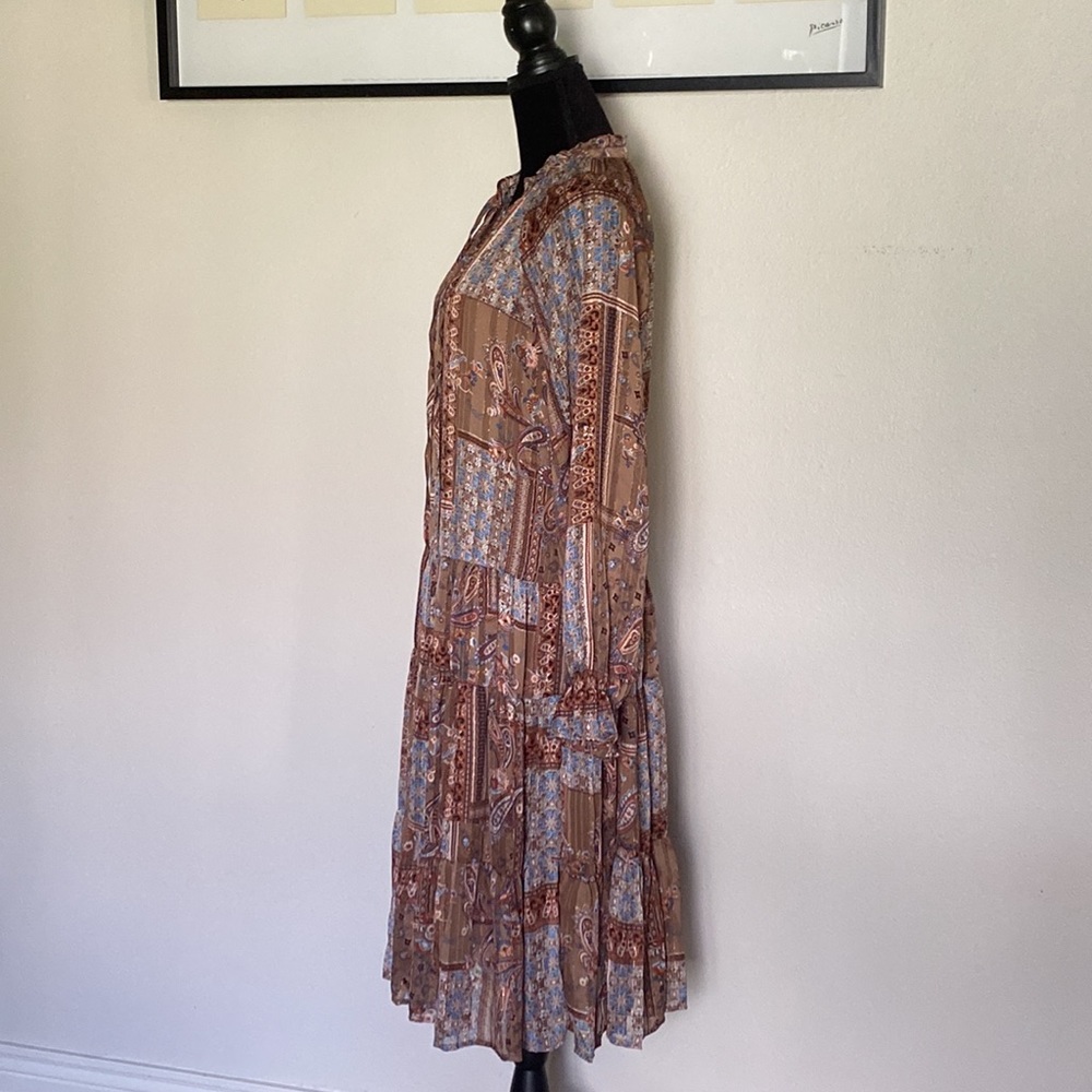 Blu Pepper Long Sleeve dress - Picture 4 of 9